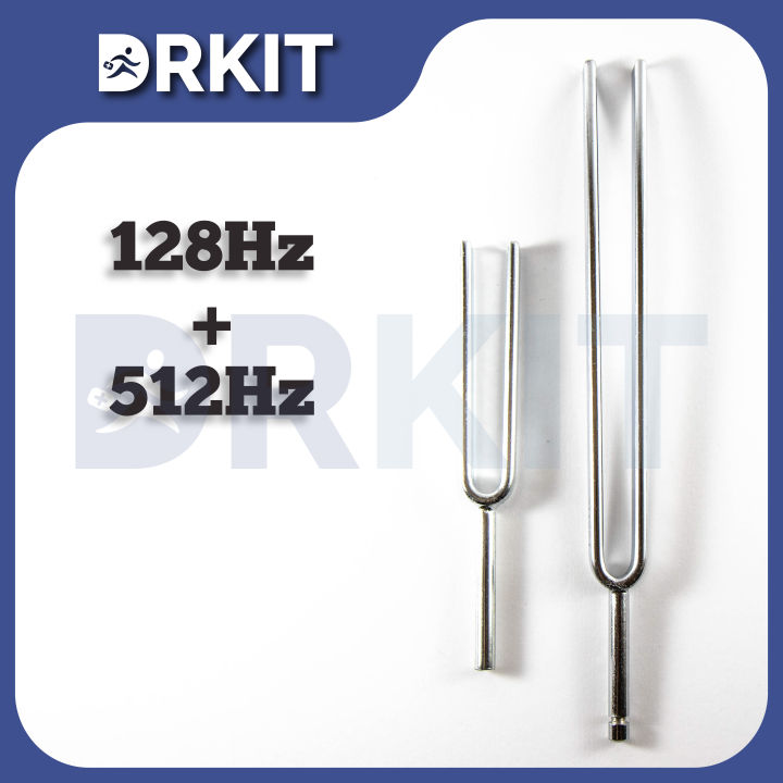 Tuning fork 128Hz + 512 Hz Hearing Assessment Tool for Medical Professional 🔥Ready Stock🔥 Lazada