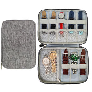 Waterproof Watch Bands Storage Case Travel Watch Straps Organizer Bag