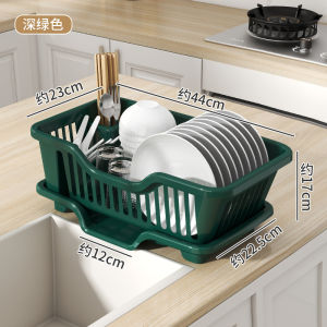 ชั้นวางจาน ทนทาน ปลอดสารพิษและไม่เป็นอันตราย ชั้นวางชามระบายน้ำ รางการไหลเอียง การระบายน้ำอัตโนมัติ