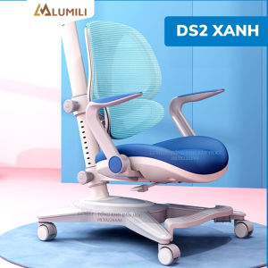 Tặng bọc ghế  Ghế chống gù cao cấp Lumili DS2 ghế công thái học thông minh điều chỉnh nâng hạ 3 chiều ghế thông minh