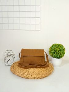SATU ALAT Tas Selempang LIANDRA 100% Canvas Premium Tebal Tas Kanvas