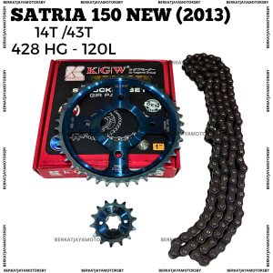 GEAR SET GIR SET CHAIN KIT GEAR PAKET KAGAWA KGW SATRIA FU 150 NEW 2013