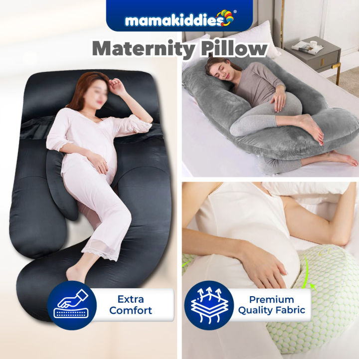 Mamakiddies Pregnancy Pillow Advanced Comfort Full Body Back