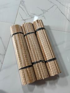 sabuk bulat 45 batang panjang 45cm lubang 25mm jarak 12cm jati kandang burung