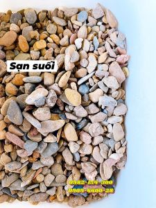 SẠN SUỐI  SỎI SUỐI TRANG TRÍ TRẢI NỀN BỂ CÁ CẢNH - THỦY SINH - BIOTOP 500G