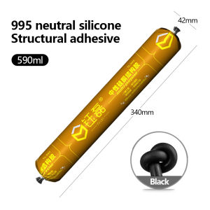 【500% Viscosity】Sealant Neutral Silicone Structural Adhesive Waterproof and Mold Resistant Superior Weather Resistance Excellent High and Low Temperature Tolerance Durable for 50 years Silicone structural adhesive Silicone Sealant