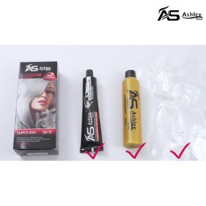 Ashley Bio-Keratin Hair Color Soft and Silky Fashion Color 60ml 2 in 1(1 color cream +1 oxi) AS-R802