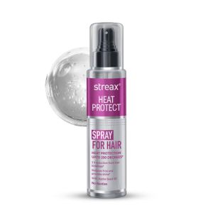 Streax Heat Protectant Spray for Hair - 100 ml Hair Styling Spray for Women & Men