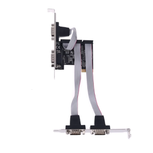99100 Chipset PCIE 4 cổng nối tiếp thêm vào đa RS232 DB9 Com mở rộng Riser
