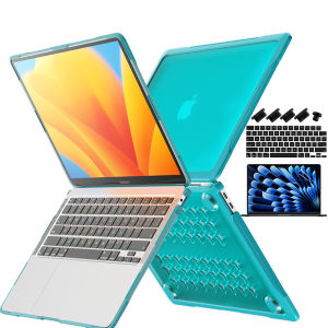 4 in 1 Set TPU Soft Frame Matte Hard Plastic Case for 2022 2023 Macbook 2023 Air 15 A2941 Air M2 Case pro 14 16 M1 air 13 inch A2681 A2337 A2338 A2442 A2485 A2289 A2251 Clear Cover Protect Shell Free keyboard cover&Screen Protector Film&Dust