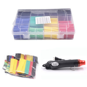 Heat Shrink Tubing 2:1 Electric Insulation Tube Kit Flame Retardant Wrap Cable Sleeve 530pcs