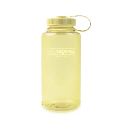 Nalgene 32oz Wide Mouth Water Bottle | Lifetime Warranty 1L Leakproof BPA FREE Tritan Perfect For Camping Sports Cycling