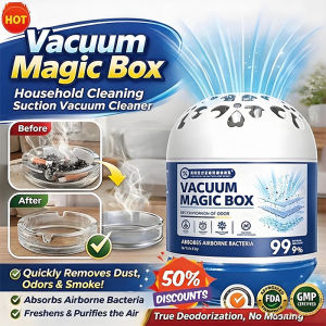 【Dust Buster】Plant Dust Removal Vacuum Magic Box/All-Purpose Cleaner Box/Vacuum Magic Box Household Cleaning Suction/Ground Dust Buster Purification/Air Purifier Box