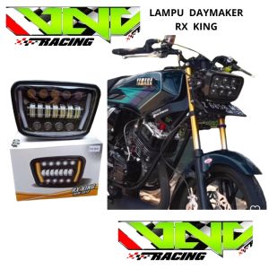 LAMPU LED DAYMAKER RXKING LAMPU DEPAN MOTOR HEADLAMP LAMPU DEPAN DAY SPORTS DAY RX KING RXKING LED BILED BILLED SUPER TERANG NYALA SUPER TERANG SET BATOK