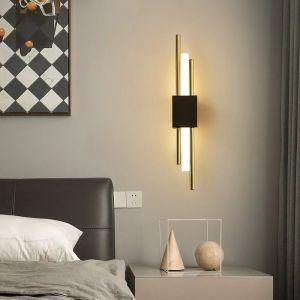 SXH No-drill rechargeable and stylish wall lamp for the living room long acrylic bedside lamp with a minimalist and modern design rechargeable wall lamp