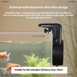 [COD] ourlove พัดลมระบายความร้อนตู้ปลาขนาดเล็กระบบพัดลมระบายความร้อนด้วย USB ปรับความเร็วลมได้อุปกรณ์ถังปลา