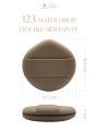 SUPERMOM l 123 Water drop double-sided puff พัฟรองพื้น (มีตลับใส่แถมให้). 