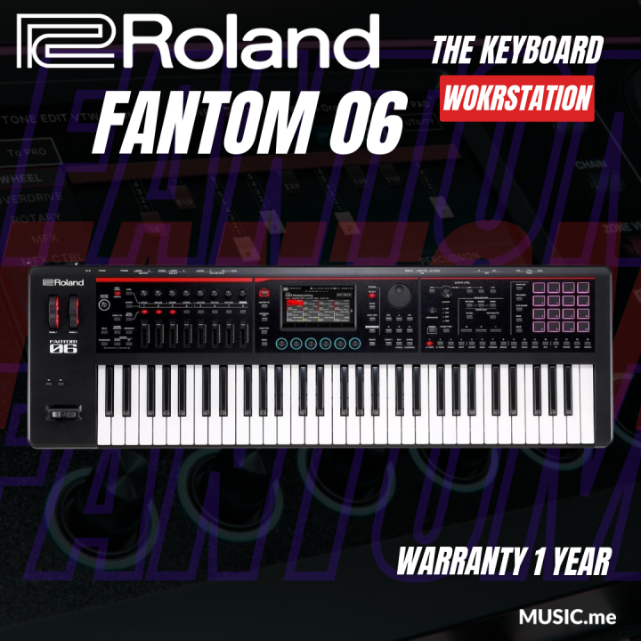 คีย์บอร์ด Roland FANTOM-06 Synthesizer Keyboard I รับประกัน 1 ปี I ผ่อน ...