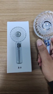 Portable Fan Powerful Handheld Fan 3 Speed Small Desk Fan Lightweight Rechargeable Fan for Travel Indoor Outdoor