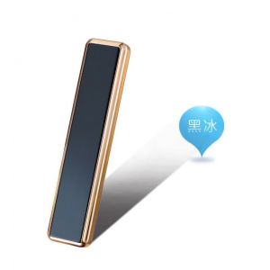 New Fashion Metal USB Rechargeable Tungsten Lighter Portable Windproof Smooth Mirror Cigarette Lighter Mens Gift Gadget