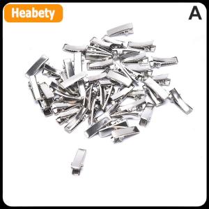 【2-3 days delivery】 50PC Silver Tone Metal Alligator Clip Crocodile Clamps Spring Clip Duckbill Clip