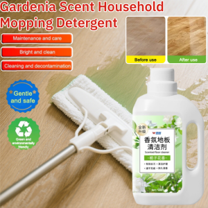 One-Pass Floor Cleaner Gardenia Scent Household Mopping Detergent Multi Purpose Floor Antibacterial Cleaner