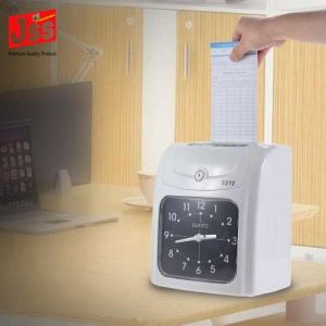 Bundy Clock Electronic Time Recorder Machine Employee Time Clock Recorder Bundy Clock Attendance Time Card Machine for Office Factory Warehouse - intl With Free Thermal Timecard / Time card Pack of 50pcs