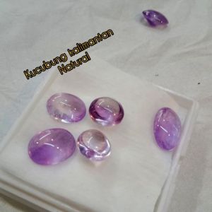 batu kecubung natural asli kalimantan