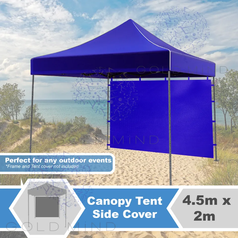 Retractable Gazebo Canopy Tent Side Cover Only 4.5X2 meter Gold Mind Tent Everyday Low Price