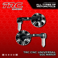 TRC Racing ALL CNC Bar End Side Mirror Carbon Legit LTO Approved 5900. 