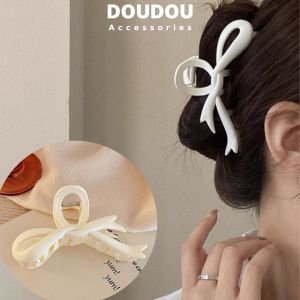 Phụ kiện kẹp tóc xinh Doudou Kẹp càng cua Cặp tóc nữ tone nâu tây phong cách Hàn Quốc ZJ084