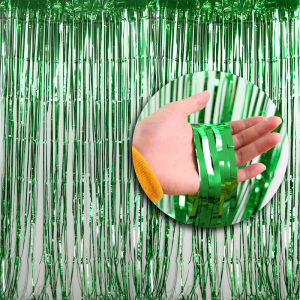 1M*2M Metallic Tinsel Curtains  Wedding Birthday Backdrop Decoration Party Supplies