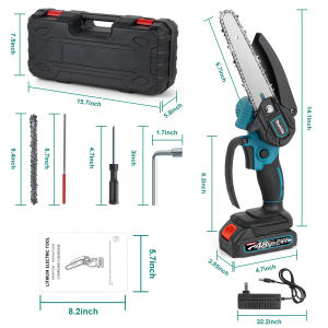 Makita 6 Inch Mini Chainsaw Cordless Electric Rechargeable Electric Chain Saw Light and Portable Long Battery Life Philippines Stock