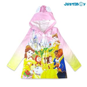 Jaket Hoodie Anak Perempuan Motif Princess / My Little Pony Usia 3 - 6 Tahun