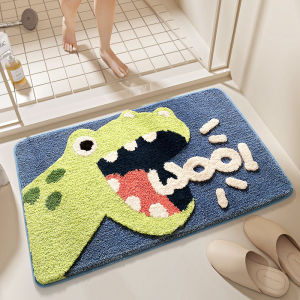 Bathroom Anti Slip Foot Mat Bathroom Absorbent Quick Drying Mat Entrance Dirt Resistant Mat