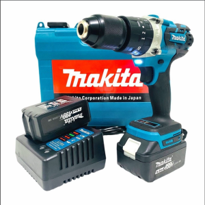 Máy Khoan Pin Makiita 199V DUNG LƯỢNG PIN CHUẨN 10 CELL ( KÈM 2 PIN ) khoan tườngCHức Năng Máy Vặn Vít 20 Cấp Độ Trượt Động Cơ Không Chổi Than Đầu Auto Lock 13mm 3 trong 1 khoan thường bắt vít