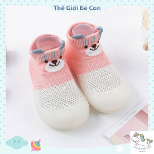 Giày Bún Cho Bé Tập Đi  Chất Liệu Chống Trượt  Đế Mềm Thoáng Thoải Mái Cho Bé