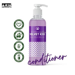 Moisturizing Silky Coating Pet Conditioner 500mL for Itchy Skin Smelly dogs cats - Velvet Kiss - Eco