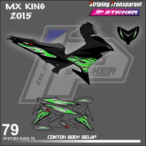 MX KING 2015  (COD) STIKER STRIPING MOTOR YAMAHA MX KING 2015  - STIKER LIST SIMPLE DESAIN RACING HOLOGRAM DAN TRANSPARAN BISA COD IP.KODE-79