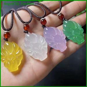 AngelCity Fashion Store Fox Queen Necklace Nine-Tailed Fox Pendant Mid-Length Fox Necklace Good Luck Necklace