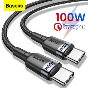 Baseus USB Type C To Type C Cable PD 60W 100W For iphone 15 pro ipad Pro 2022 Huawei Samsung Galaxy S9 S20 S21 Note 10 Nintendo Switch Fast Charger Cable For Macbook Pro Support Quick Charge 4.0 USB Cable