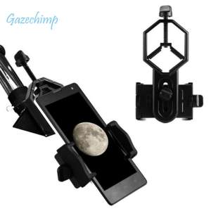 Gazechimp Telescope phone mount holder Cellphone holder for scope Bracket adapter for iPhone Samsung 5.2-10cm Width with Locking Knob