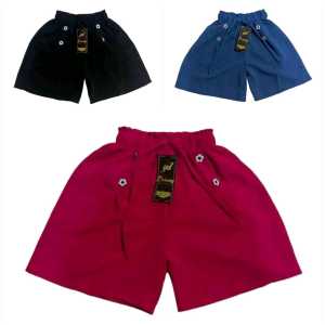 PAKET 6 PCS RANDOM CELANA HOTPANTS CRINKLE TERMURAH ANAK PEREMPUAN - FASHION HOTPANTS KANCING ANAK USIA 2-11 TAHUN
