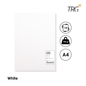 TRG Kertas Linen A4 180gr LNP-54 - Linen Paper Karton Tekstur Hitam Putih Cover Sertifikat Gambar Ilustrasi Design Tebal 180 gr gram gsm TRG