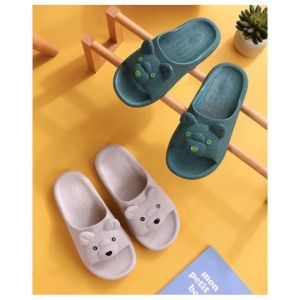 Dép lê nữu bản ngang tai gấu siêu cute đi trong nhà