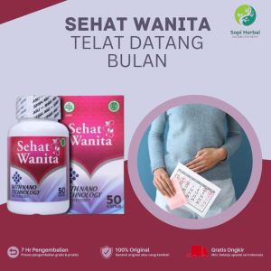 Sehat Wanita - Bantu Atasi Telat Datang Bulan Pelancar Haid Keputihan Abnormal