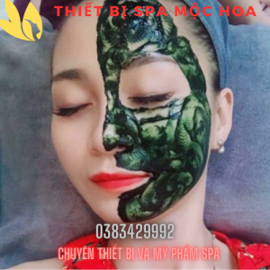 500g Mặt Nạ Dẻo Collagen Tảo Xoắn Bột Tảo Diệp Lục Collagen Handmade Thải Độc Da Căng Bóng Ngăn ngừa lão hóa