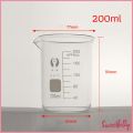 Sweet Belly บีกเกอร์ แก้ว ขนาด 50ml, 100ml, 200ml and 250ml พร้อมส่ง Glass Beaker. 