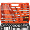 InnTech King Tools เครื่องมือช่าง ประแจ ชุดบล็อก 216 ชิ้น (ชุดใหญ่) ขนาด 1/4 นิ้ว 3/8 นิ้ว 1/2 นิ้ว ชุดเครื่องมือ ชุดประแจ ลูกบล็อก บล็อก ไขควง KING TOOLS SERIES ผลิตจากเหล็ก CR-V แท้ รุ่น WKT-216PCS. 