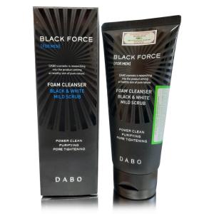 [HCM]Sữa Rửa Mặt Dành Cho Nam Ngừa Mụn Sạch Nhờn Than Hoạt Tính Dabo Black Force 120ml
